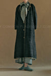 MUTEDANCE long coat with tie belt MD23FW62 gray PM99